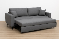 Canapé convertible gris – design moderne & confort hôtelier