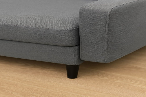 Canapé convertible gris – design moderne & confort hôtelier